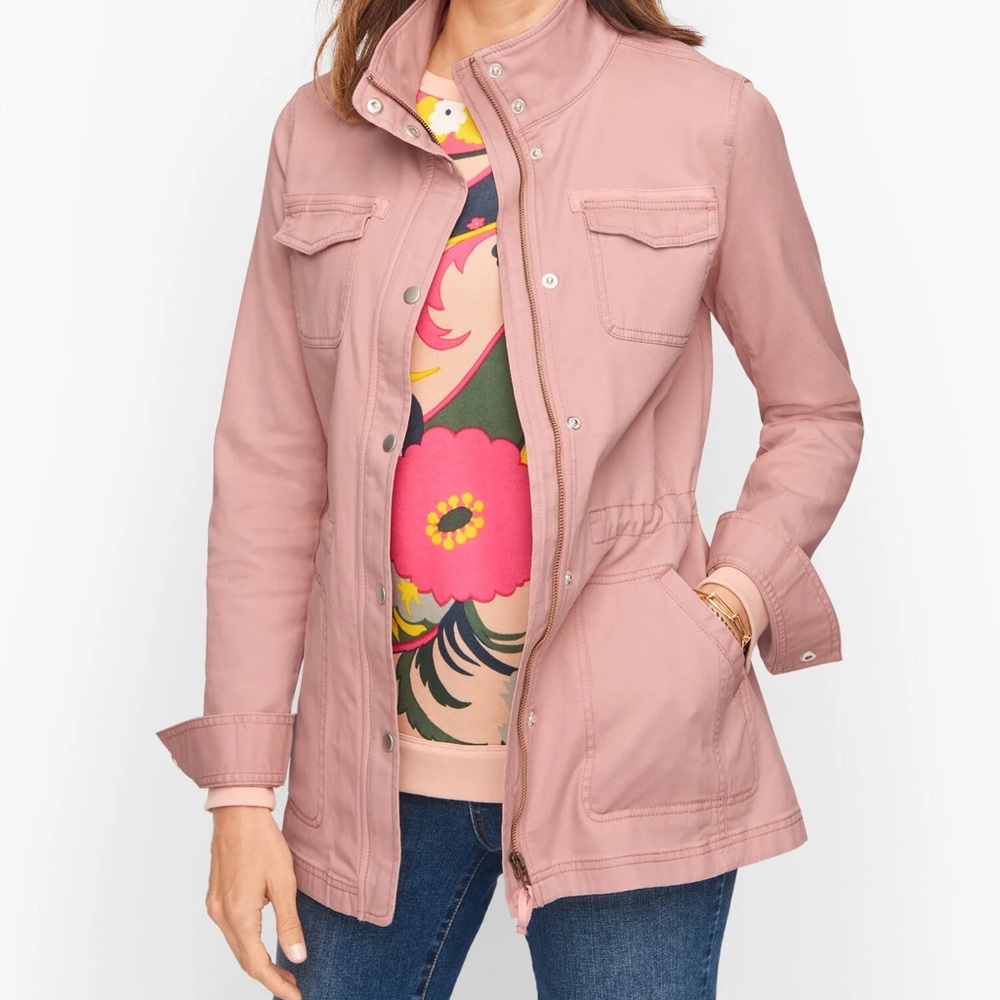 NEW with tags GAP Pink twill Utility Jacket